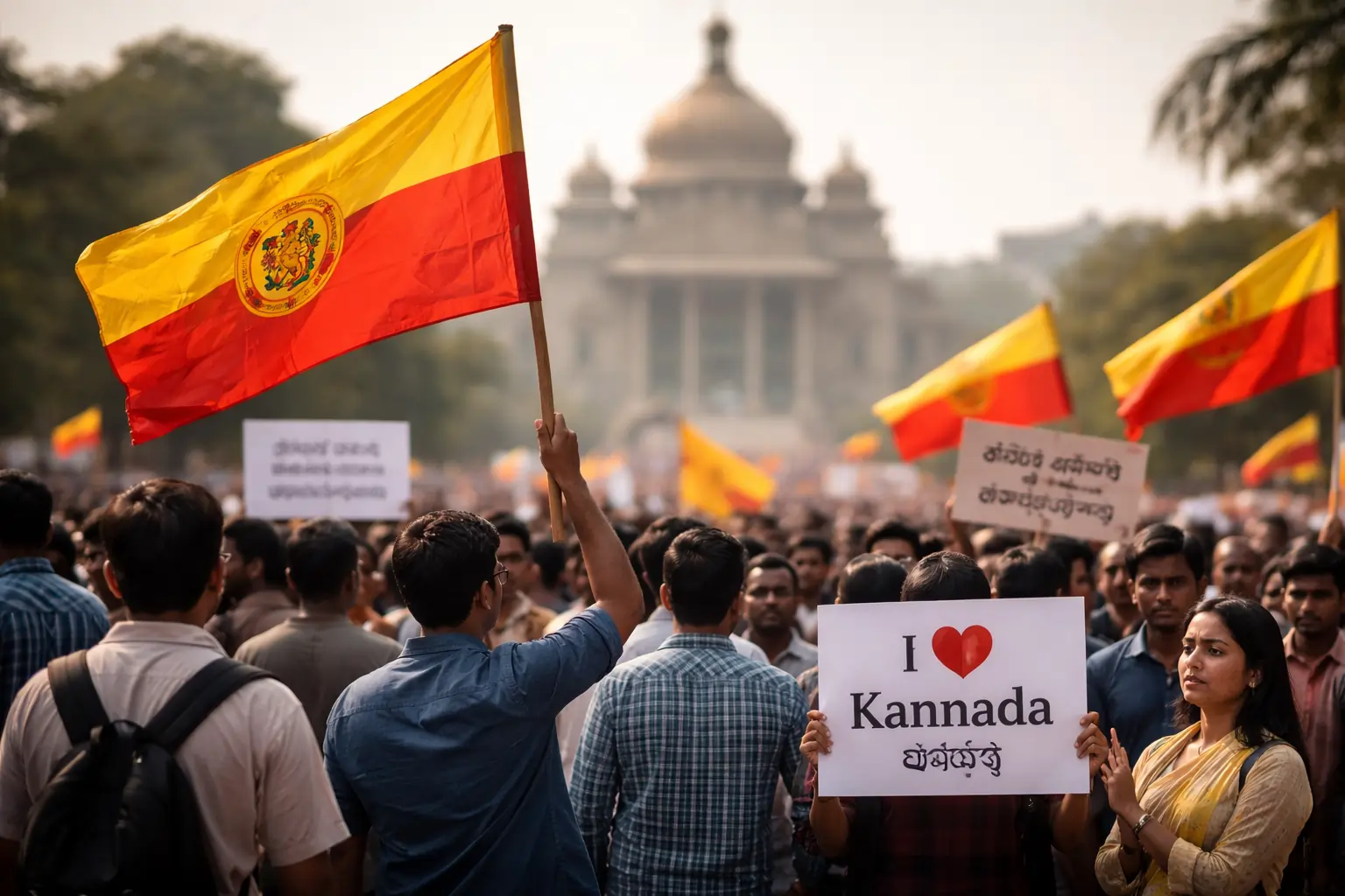 Against Hindi Imposition: Protecting Linguistic Diversity in Karnataka and Bengaluru 1 Against Hindi Imposition: Protecting Linguistic Diversity in Karnataka and Bengaluru