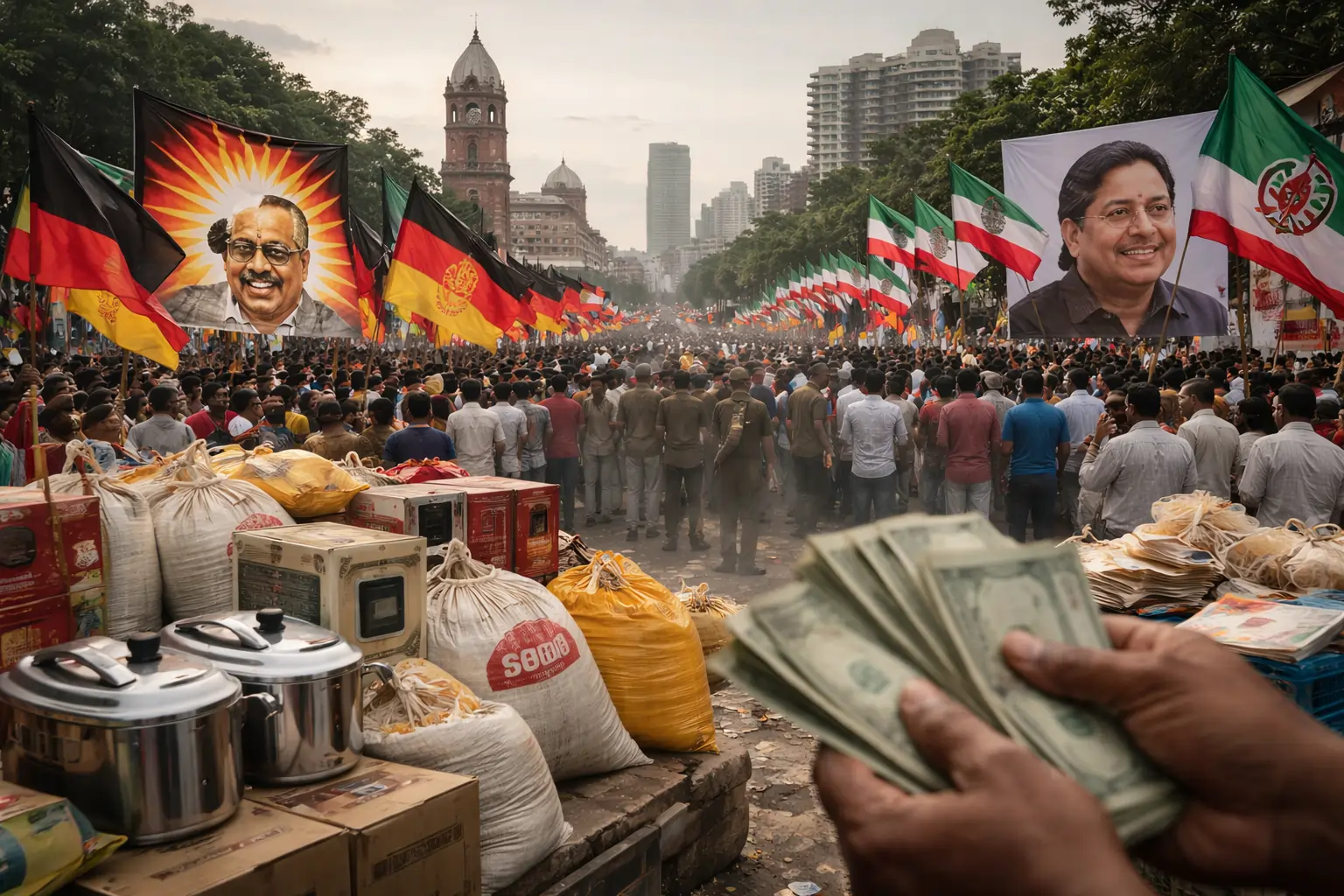 Freebies vs Governance: Is Tamil Nadu Election Campaign Turning into a Cash War? 1 Freebies vs Governance: Is Tamil Nadu Election Campaign Turning into a Cash War?