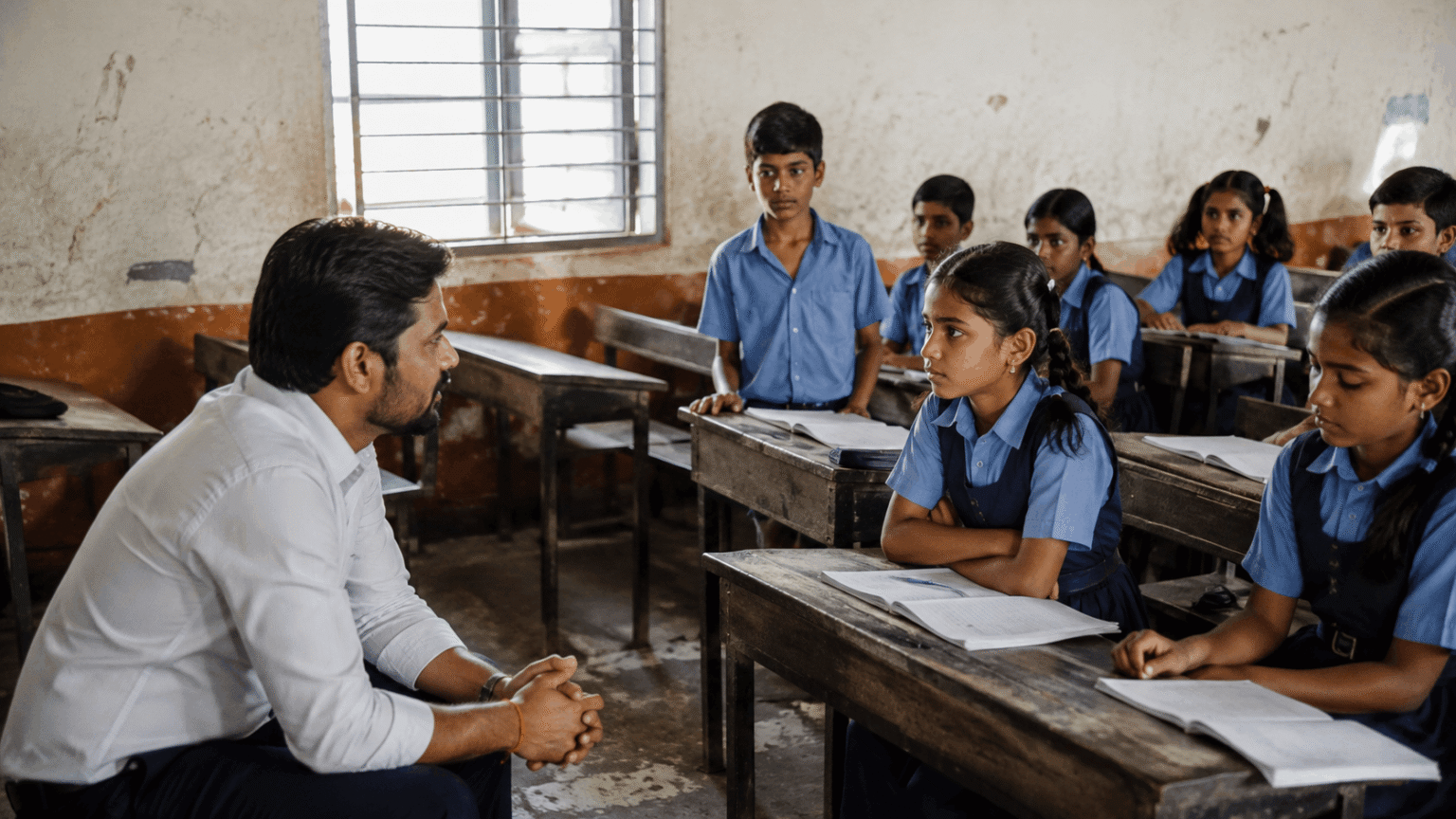 CJP's Dipke visits Maharashtra school, questions teachers over ‘making children sweep classroom’ 1 ChatGPT Image Aug 19 2026 05 58 18 PM 1